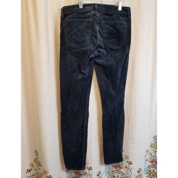 Gap Turquoise skinny fine wale corduroy Stretch jeans Women's size 28 - Picture 5 of 9